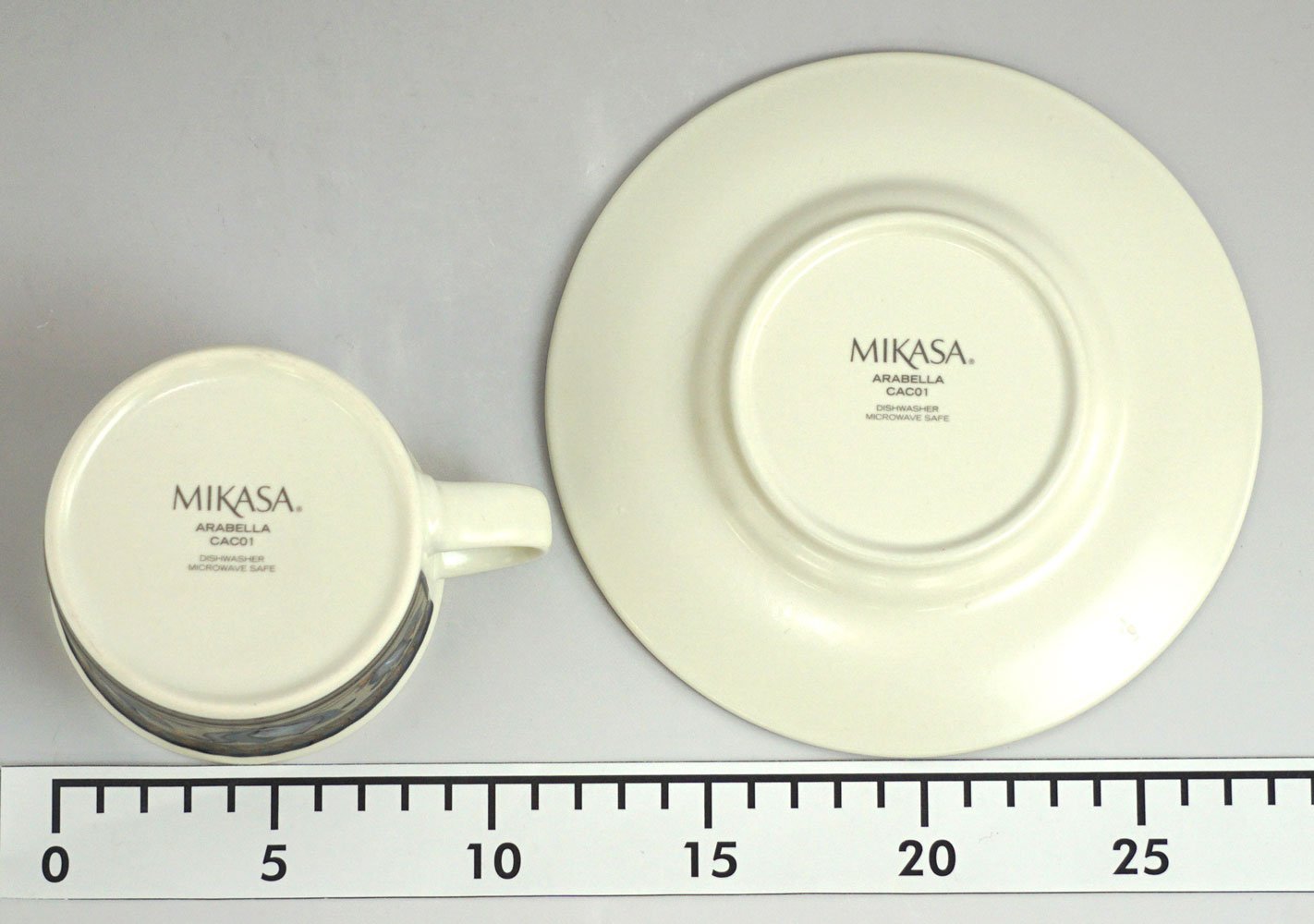 Amazon.co.jp: MIKASA カップ&ソーサー アラベラ ホワイト カップ/直径